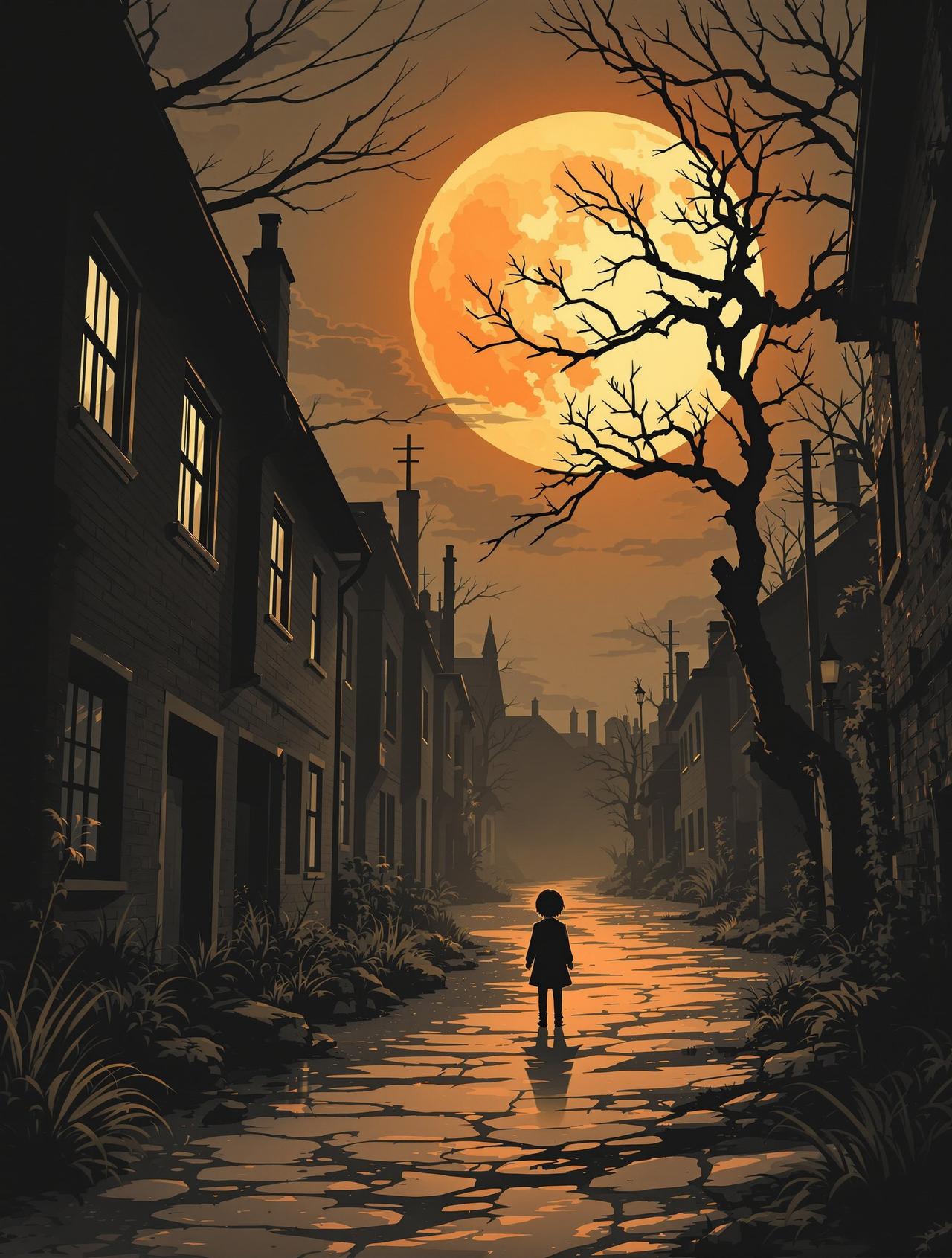 爱看漫画作品《夜半钟声》封面