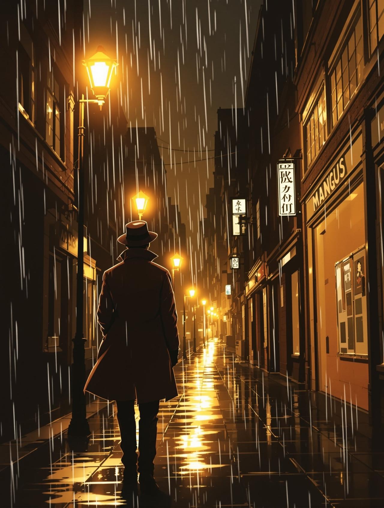 爱看漫画作品《暗夜追踪者》封面